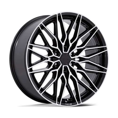 Niche 1PC | NC278 CALABRIA 6 | 22.0x9.50 | 6X139.7 | 19 | GLOSS BLACK W/ MACHINED