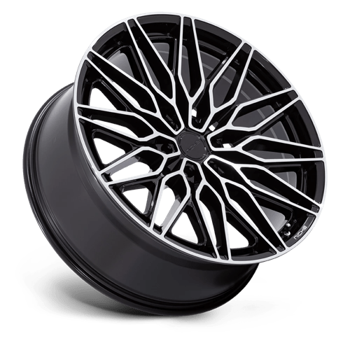 Niche 1PC | NC278 CALABRIA 6 | 22.0x9.50 | 6X139.7 | 19 | GLOSS BLACK W/ MACHINED