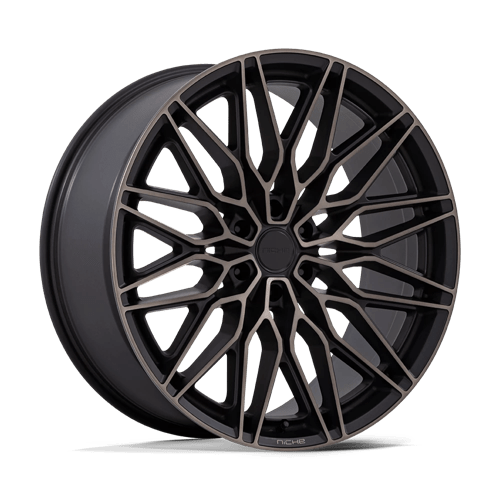 Niche 1PC | NC278 CALABRIA 6 | 22.0x9.50 | 6X139.7 | 19 | MATTE BLACK MACHINED DARK TINT