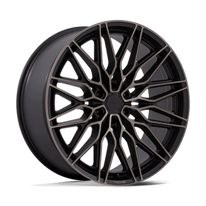 Niche 1PC | NC278 CALABRIA 6 | 22.0x9.50 | 6X135 | 30 | MATTE BLACK MACHINED DARK TINT
