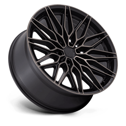 Niche 1PC | NC278 CALABRIA 6 | 22.0x9.50 | 6X139.7 | 19 | MATTE BLACK MACHINED DARK TINT