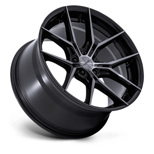 Niche 1PC | NC279 PRODIGY 5 | 20.0x11.00 | 5X120 | 22 | GLOSS BLACK DARK TINTED CLEAR