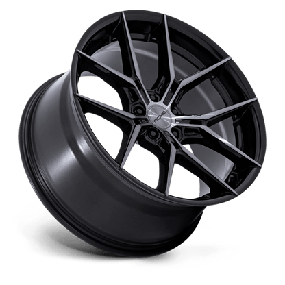 Niche 1PC | NC279 PRODIGY 5 | 19.0x9.50 | 5X114.3 | 40 | GLOSS BLACK DARK TINTED CLEAR