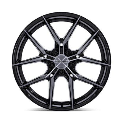 Niche 1PC | NC279 PRODIGY 5 | 20.0x11.00 | 5X120 | 43 | GLOSS BLACK DARK TINTED CLEAR