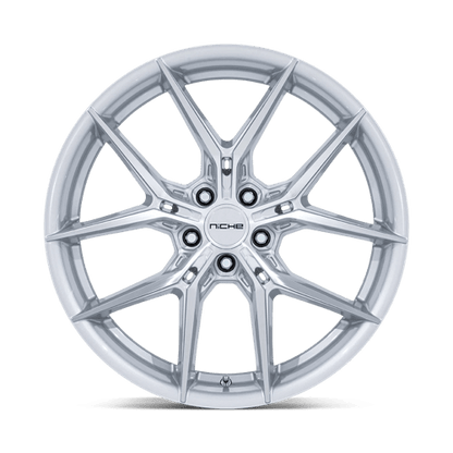 Niche 1PC | NC279 PRODIGY 5 | 20.0x9.50 | 5X115 | 15 | SILVER W/ MACHINED FACE