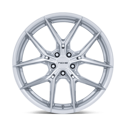 Niche 1PC | NC279 PRODIGY 5 | 20.0x11.00 | 5X114.3 | 50 | SILVER W/ MACHINED FACE