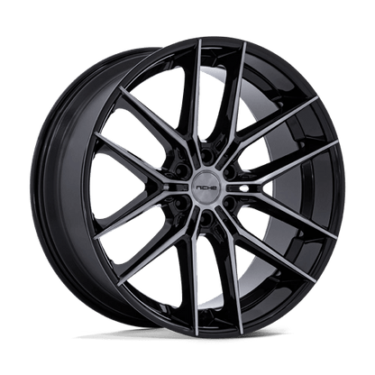 Niche 1PC | NC280 PRODIGY 6 | 24.0x10.00 | 6X139.7 | 20 | GLOSS BLACK DARK TINTED CLEAR