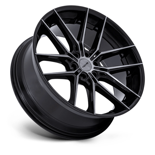 Niche 1PC | NC280 PRODIGY 6 | 24.0x10.00 | 6X139.7 | 20 | GLOSS BLACK DARK TINTED CLEAR