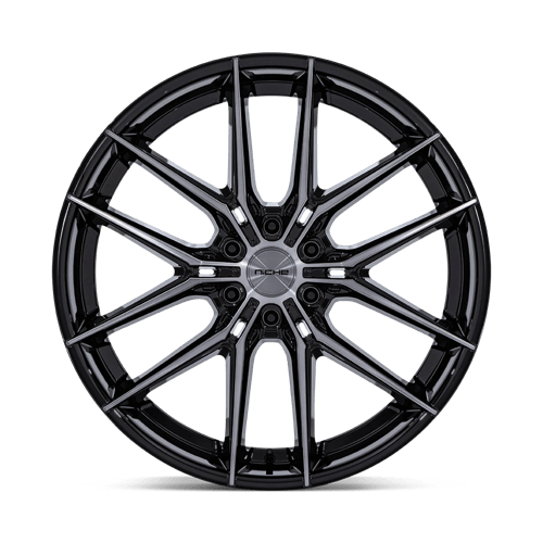 Niche 1PC | NC280 PRODIGY 6 | 22.0x9.50 | 6X135 | 25 | GLOSS BLACK DARK TINTED CLEAR