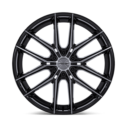 Niche 1PC | NC280 PRODIGY 6 | 24.0x10.00 | 6X135 | 25 | GLOSS BLACK DARK TINTED CLEAR