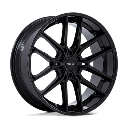 Niche 1PC | NC280 PRODIGY 6 | 22.0x9.50 | 6X135 | 25 | GLOSS BLACK