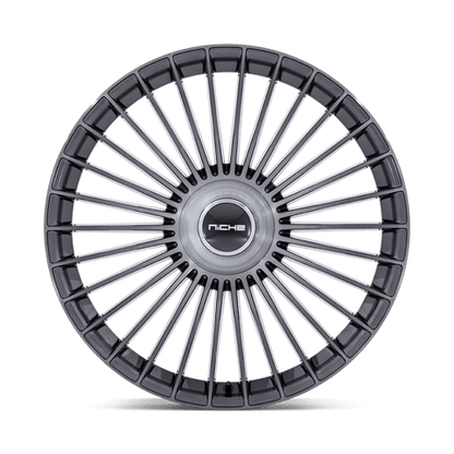 Niche 1PC | NC282 SERENE | 22.0x10.50 | 5X112/5X120 | 38 | GLOSS TITANIUM BRUSHED