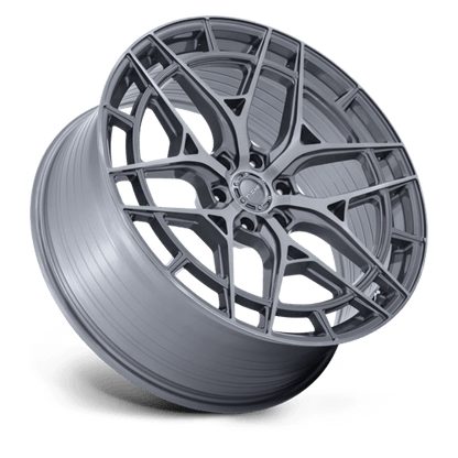 Niche 1PC | NC284 ADRIA | 24.0x10.00 | 6X139.7 | 20 | PLATINUM W/ BRUSHED FACE