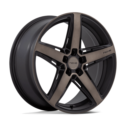 Niche 1PC | M271 TERAMO | 20.0x9.50 | 5X114.3 | 25 | MATTE BLACK W DOUBLE DARK TINT