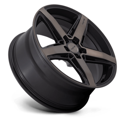 Niche 1PC | M271 TERAMO | 20.0x9.00 | 5X114.3 | 25 | MATTE BLACK W DOUBLE DARK TINT