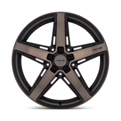Niche 1PC | M271 TERAMO | 20.0x9.00 | 5X114.3 | 25 | MATTE BLACK W DOUBLE DARK TINT