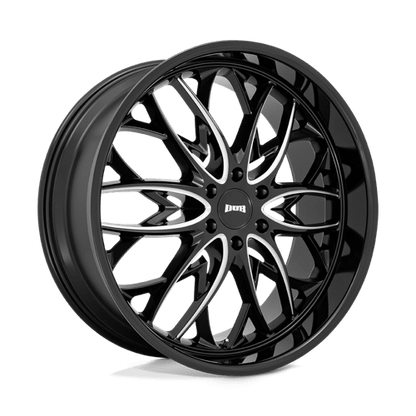 DUB 1PC | S263 OG | 22.0x9.50 | 6X135 | 30 | GLOSS BLACK MILLED
