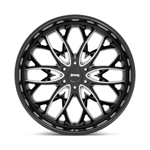 DUB 1PC | S263 OG | 24.0x10.00 | 6X135 | 30 | GLOSS BLACK MILLED