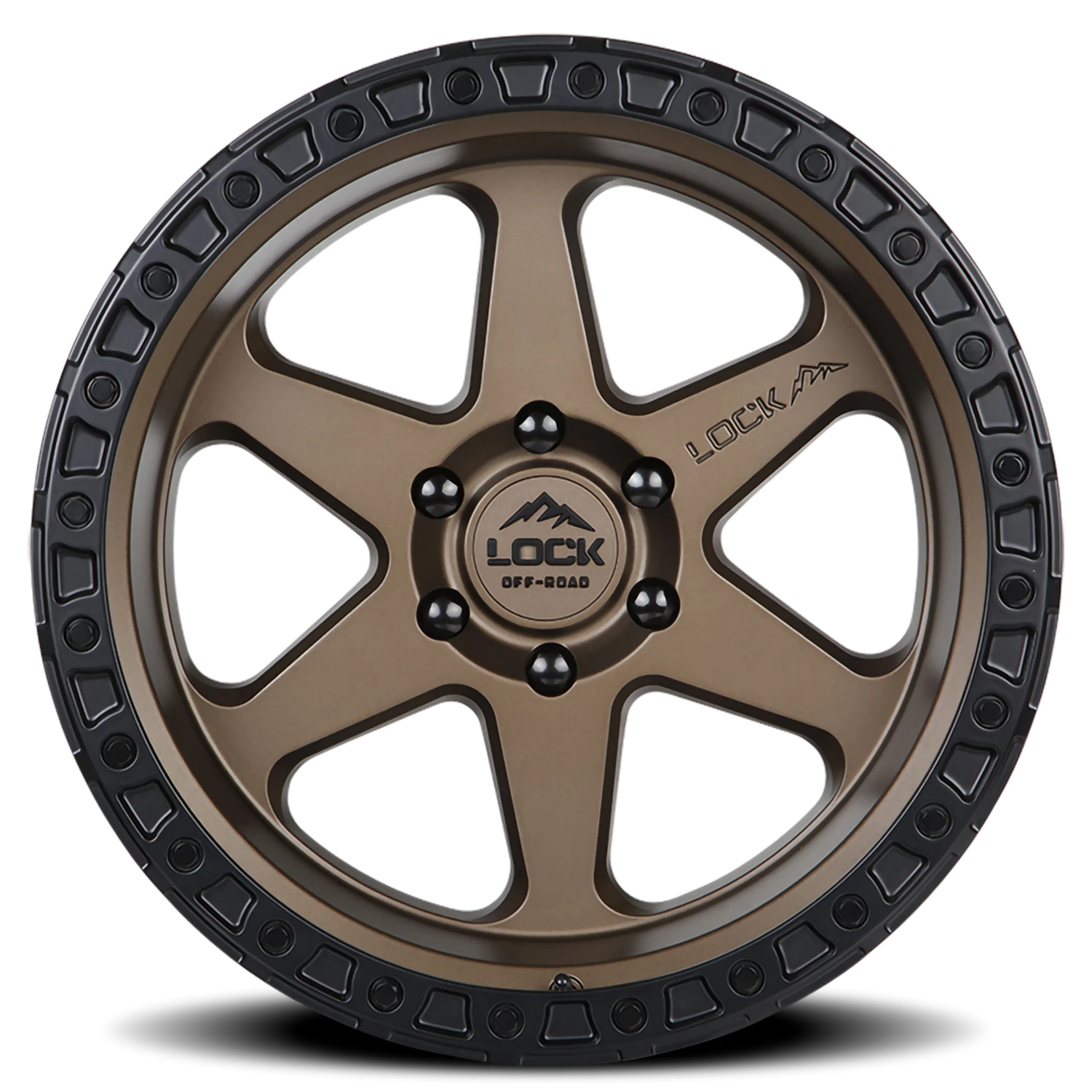 OLYMPUS | 17X9 | 5X127 | -12 | MATTE DESERT BRONZE W MATTE BLACK RING | OLYMPUS-7957MRMBR - Image 3