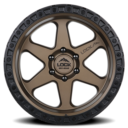 OLYMPUS | 17X9 | 5X127 | -12 | MATTE DESERT BRONZE W MATTE BLACK RING | OLYMPUS-7957MRMBR - Image 3