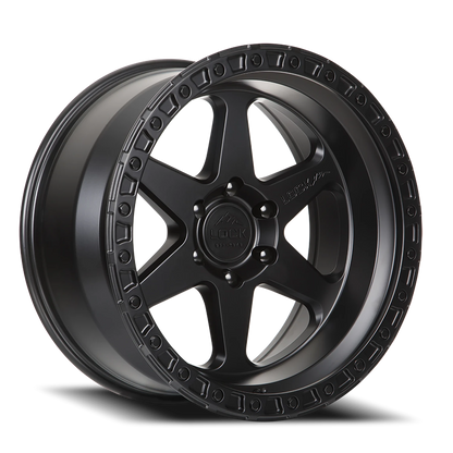 OLYMPUS | 18X9 | 5X127 | +1 | MATTE BLACK W MATTE BLACK RING | OLYMPUS-8957MB1
