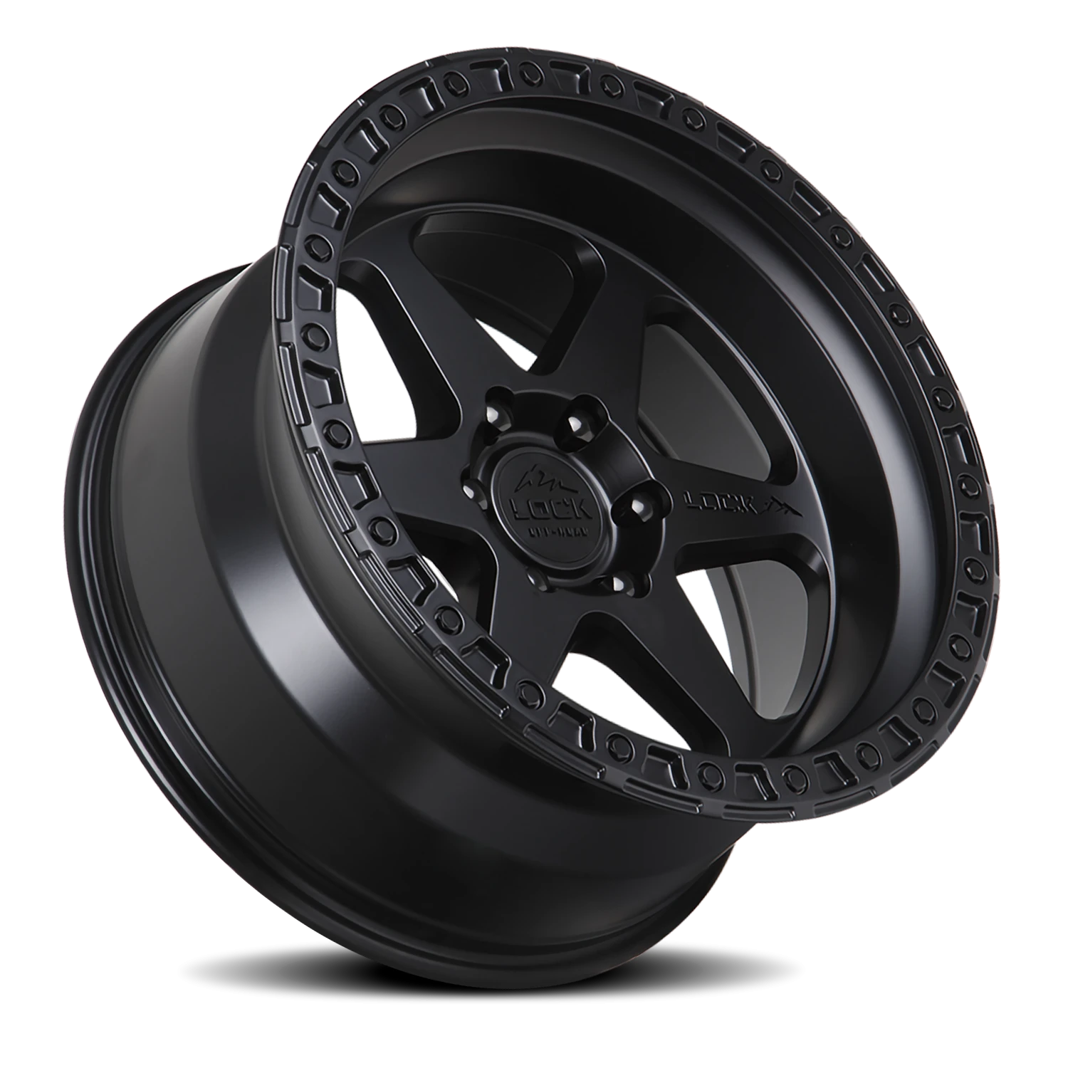 OLYMPUS | 18X9 | 5X127 | +1 | MATTE BLACK W MATTE BLACK RING | OLYMPUS-8957MB1 - Image 2