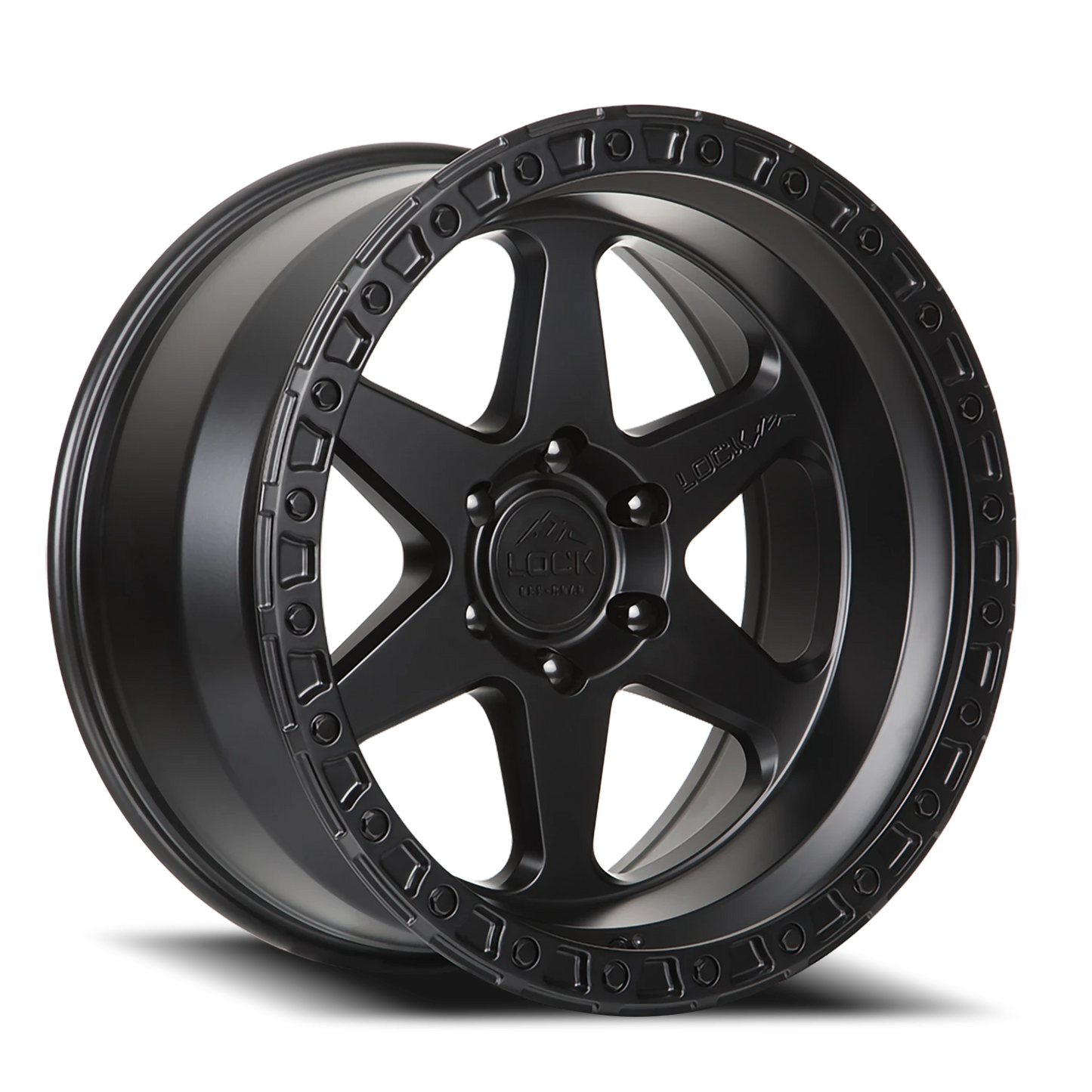 OLYMPUS | 18X9 | 6X139.7 | -12 | MATTE BLACK W MATTE BLACK RING | OLYMPUS-8969MB