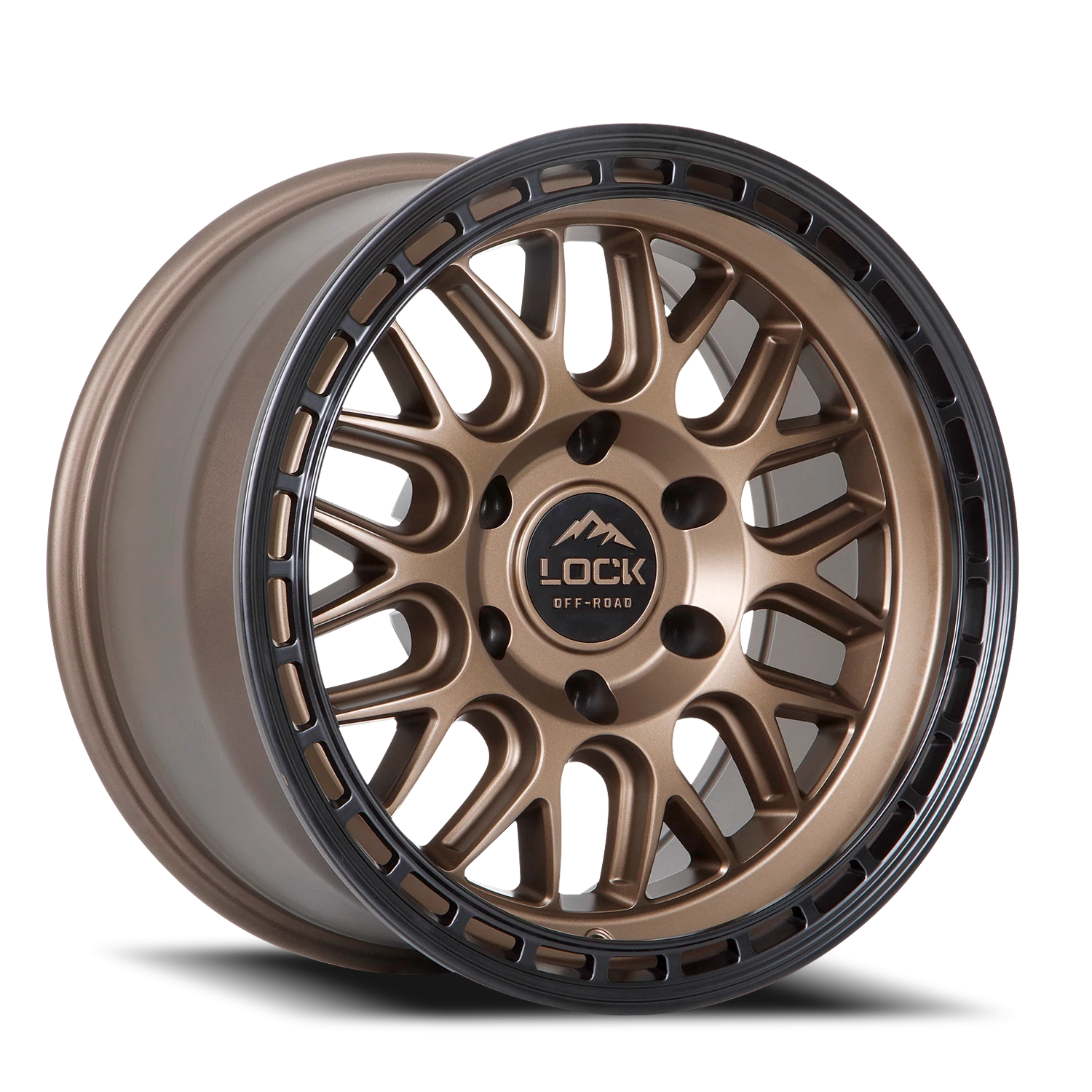 ONYX | 17X9 | 5X127 | +1 | MATTE BRONZE W MATTE BLACK RING | ONYX-7957MRMBR