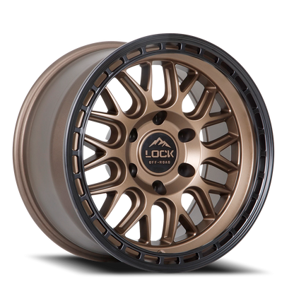 ONYX | 17X9 | 5X127 | +1 | MATTE BRONZE W MATTE BLACK RING | ONYX-7957MRMBR