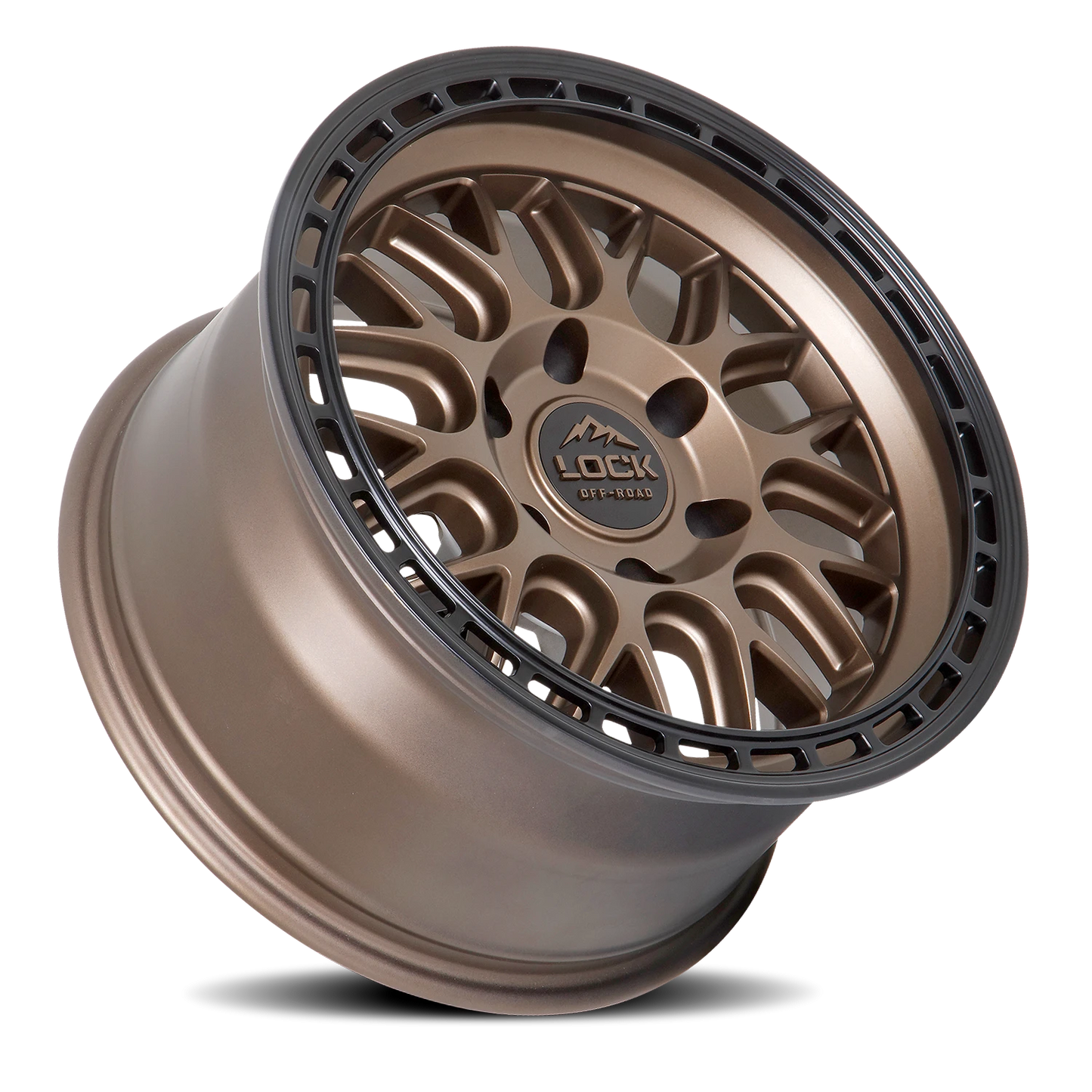 ONYX | 17X9 | 5X127 | +1 | MATTE BRONZE W MATTE BLACK RING | ONYX-7957MRMBR - Image 2