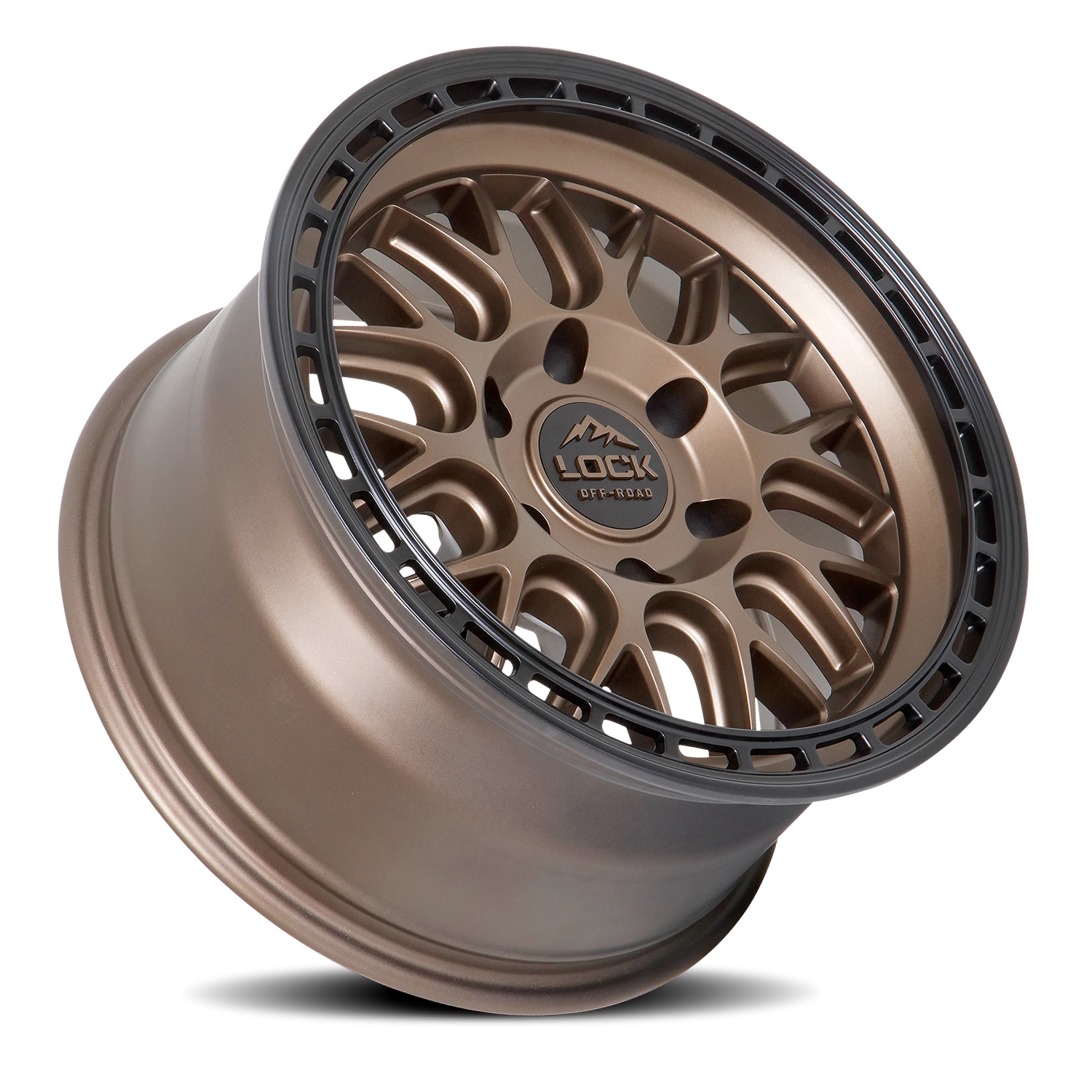 ONYX | 17X9 | 5X127 | +1 | MATTE BRONZE W MATTE BLACK RING | ONYX-7957MRMBR - Image 2