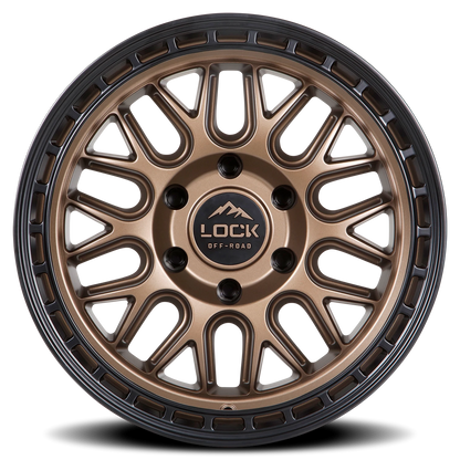 ONYX | 17X9 | 5X127 | +1 | MATTE BRONZE W MATTE BLACK RING | ONYX-7957MRMBR - Image 3