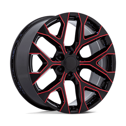 Performance Replicas | PR177 | 24.0x10.00 | 6X139.7 | 24 | GLOSS BLACK RED MILLED