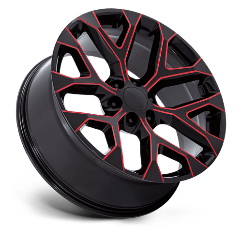 Performance Replicas | PR177 | 22.0x9.00 | 6X139.7 | 24 | GLOSS BLACK RED MILLED