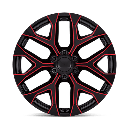Performance Replicas | PR177 | 22.0x9.00 | 6X139.7 | 24 | GLOSS BLACK RED MILLED
