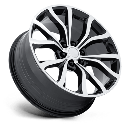 Performance Replicas | PR230 | 24.0x10.00 | 6X135 | 31 | GLOSS BLACK W/ MACHINED FACE