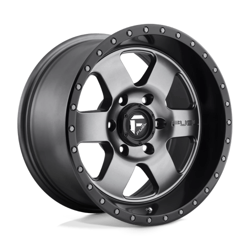 Fuel 1PC | D619 PODIUM | 20.0x9.00 | 5X139.7 | 20 | MATTE GUNMETAL BLACK BEAD RING