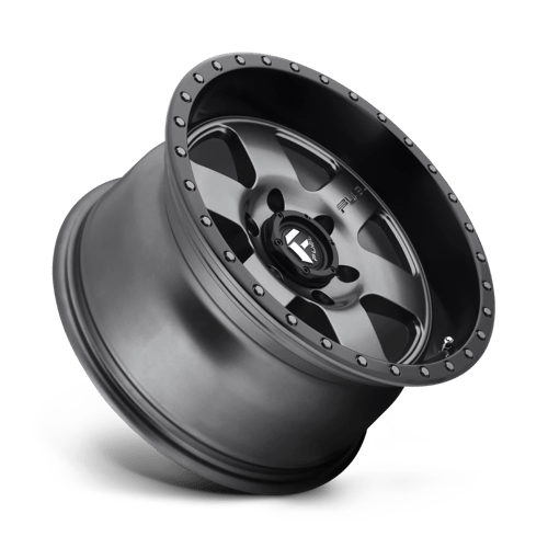 Fuel 1PC | D619 PODIUM | 18.0x9.00 | 5X127 | 1 | MATTE GUNMETAL BLACK BEAD RING