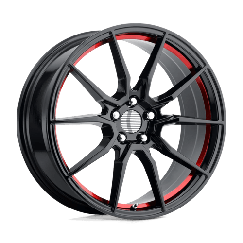 Performance Replicas | PR193 | 20.0x10.00 | 5X114.3 | 40 | GLOSS BLACK RED MACHINED