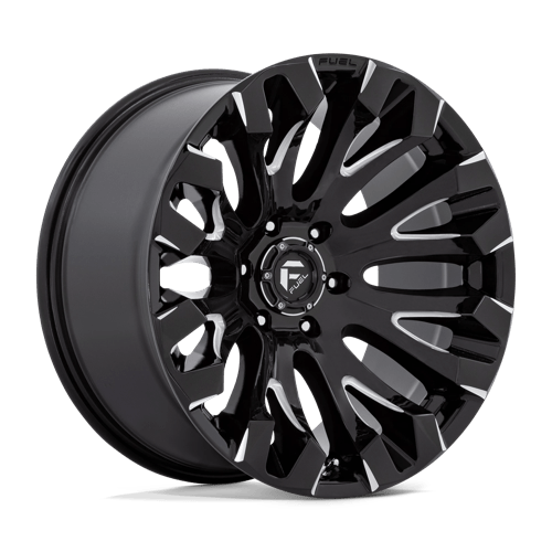 Fuel 1PC | D828 QUAKE | 18.0x9.00 | 5X127 | 1 | GLOSS BLACK MILLED