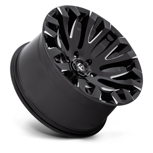 Fuel 1PC | D828 QUAKE | 20.0x10.00 | 5X127 | -18 | GLOSS BLACK MILLED