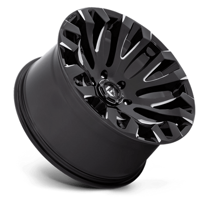 Fuel 1PC | D828 QUAKE | 18.0x9.00 | 5X127 | 1 | GLOSS BLACK MILLED