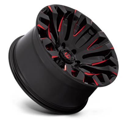 Fuel 1PC | D829 QUAKE | 18.0x9.00 | 5X127 | 1 | GLOSS BLACK MILLED RED TINT