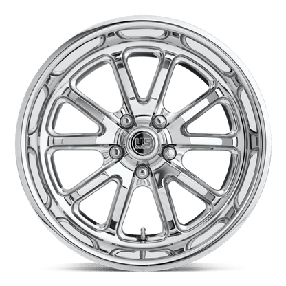 US Mag 1PC | U110 RAMBLER | 20.0x8.00 | 5X120.65 | 1 | CHROME PLATED