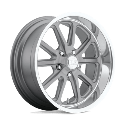 US Mag 1PC | U111 RAMBLER | 20.0x8.50 | 5X115 | 15 | TEXTURED GRAY W/ DC LIP