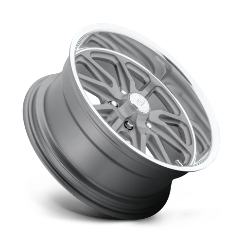 US Mag 1PC | U111 RAMBLER | 18.0x9.50 | 5X120.65 | 1 | TEXTURED GRAY W/ DC LIP