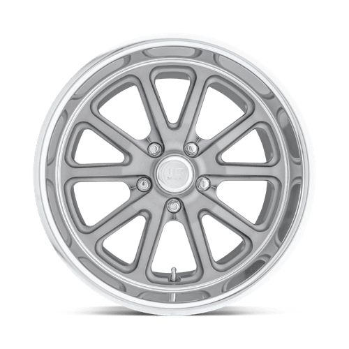 US Mag 1PC | U111 RAMBLER | 15.0x7.00 | 5X120.65 | 1 | TEXTURED GRAY W/ DC LIP