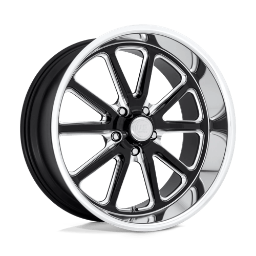 US Mag 1PC | U117 RAMBLER | 18.0x9.50 | 5X120.65 | 1 | GLOSS BLACK MILLED