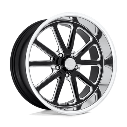 US Mag 1PC | U117 RAMBLER | 18.0x9.50 | 5X120.65 | 1 | GLOSS BLACK MILLED