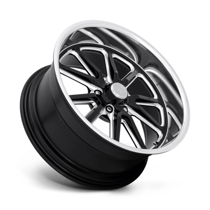 US Mag 1PC | U117 RAMBLER | 18.0x9.50 | 5X120.65 | 1 | GLOSS BLACK MILLED